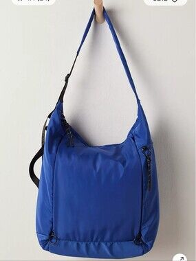 Free People FP Movement No Time Zones Carryall Tote Bag 🤍 Electric Shock | NWT